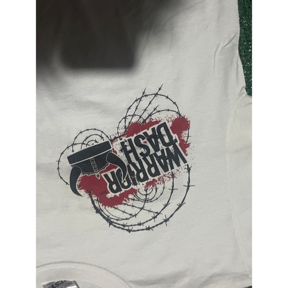 White Warrior Dash "I Survived" graphic tee - Picture 3 of 4